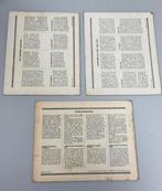 3x Vintage Kunst print art schilderij Mona Lisa Henriette, Ophalen of Verzenden, Gebruikt