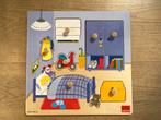 Goula vormenpuzzel | Mijn kamer | 7 stukjes, 2 tot 4 jaar, Gebruikt, Ophalen of Verzenden, Van hout