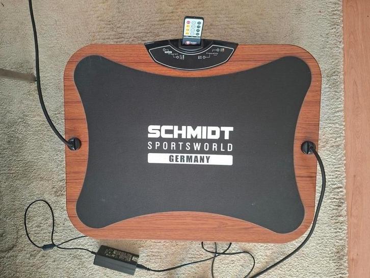 Trilplaat voor sport en fitness, Sport en Fitness, Fitnessapparatuur, Gebruikt, Trilplaat, Armen, Benen, Buik, Rug, Kunststof