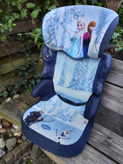 Auto stoeltje frozen, Kinderen en Baby's, Autostoeltjes, Gebruikt, Overige merken, 15 t/m 36 kg, Autogordel, Afneembare rugleuning