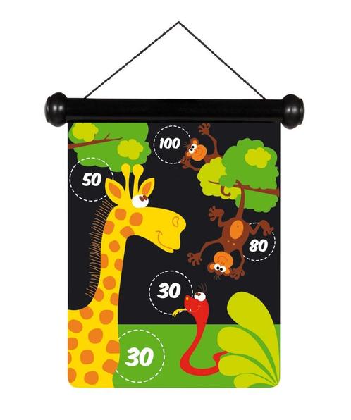 Magnetisch dartspel 'dierentuin' Scratch, Kinderen en Baby's, Speelgoed | Overig, Nieuw, Jongen of Meisje, Ophalen of Verzenden