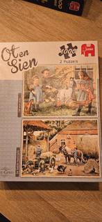 Legpuzzel Ot en Sien 2x1000 stukjes, Ophalen, 500 t/m 1500 stukjes, Zo goed als nieuw, Legpuzzel