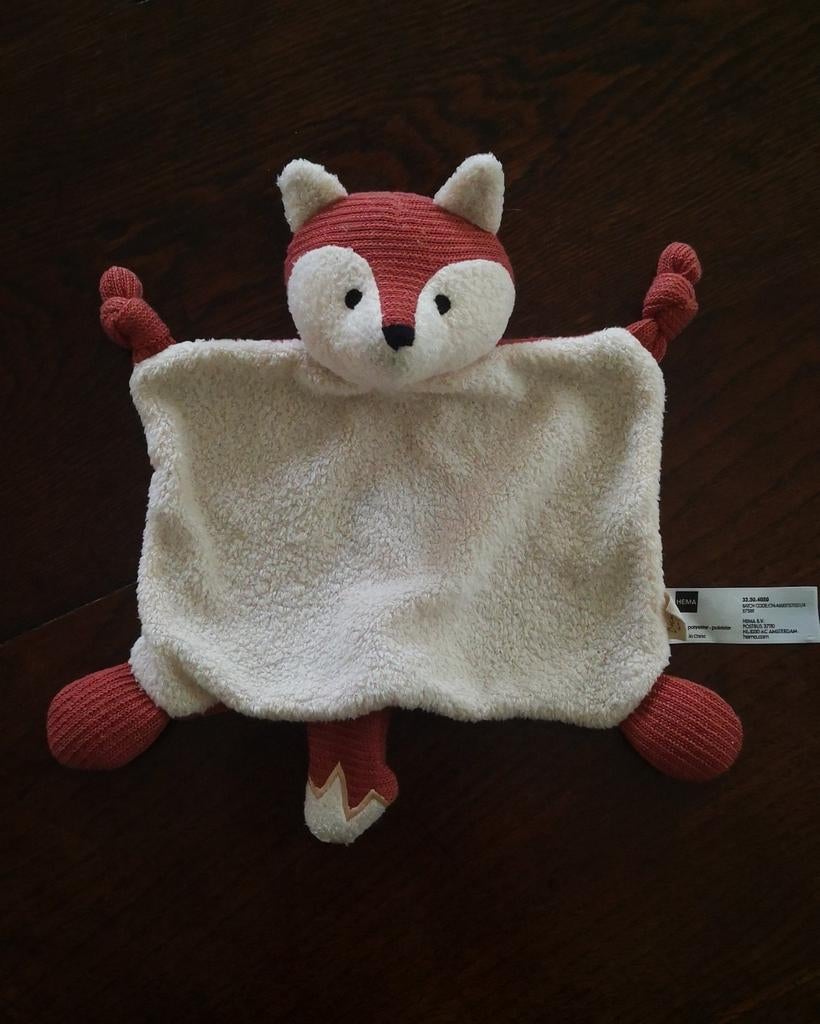 Knuffel doekje Vos, Kinderen en Baby's, Speelgoed | Knuffels en Pluche, Ophalen of Verzenden, Zo goed als nieuw, Overige typen
