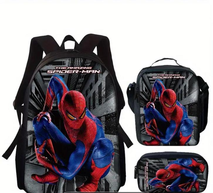 Spider-Man Rugzak Set 3-Delig, Kinderen en Baby's, Overige Kinderen en Baby's, Nieuw, Verzenden