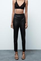 Zara Basic Collection L leren broek, Kleding | Dames, Broeken en Pantalons, Verzenden, Maat 42/44 (L), Zo goed als nieuw, Lang