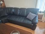 Gratis leren hoekbank, Huis en Inrichting, Banken | Bankstellen, Ophalen, 250 tot 300 cm, Gebruikt, Hoekbank