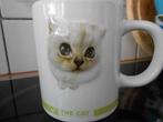 kat beker mok The Cat Artlist collection witte pers, Ophalen, Gebruikt, Overige typen, Overige stijlen