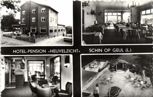 Hotel-Pension Heuvelzicht - Schin op Geul [L.] - 4 afb - ong, Verzamelen, Ansichtkaarten | Nederland, Ongelopen, Limburg, 1940 tot 1960