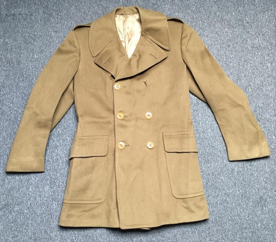 US tailor made Amerikaanse Mackinaw coat jas uit WW2, Verzamelen, Ophalen of Verzenden, Landmacht, Amerika, Kleding of Schoenen