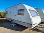 caravan eifelland 495 TF Holiday bj 2006 rondzit - frans bed, Caravans en Kamperen, Rondzit, Bedrijf, 5 tot 6 meter, Ringverwarming