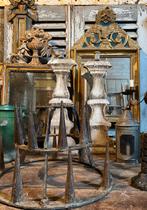 Frans antiek, spiegels, kandelaars, aardewerk, Ophalen of Verzenden