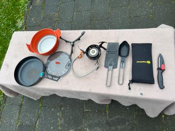 Fox 3200 stove gasstel + pannenset beschikbaar voor biedingen