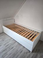 Ikea Släkt bed met onderbed en opbergers, Ophalen, Gebruikt, Eenpersoons, Wit