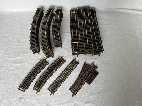 Jouef PlayCraft rails koper H0 (+/- 60), Hobby en Vrije tijd, Modeltreinen | H0, Gebruikt, Rails, Gelijkstroom, Jouef, Ophalen of Verzenden