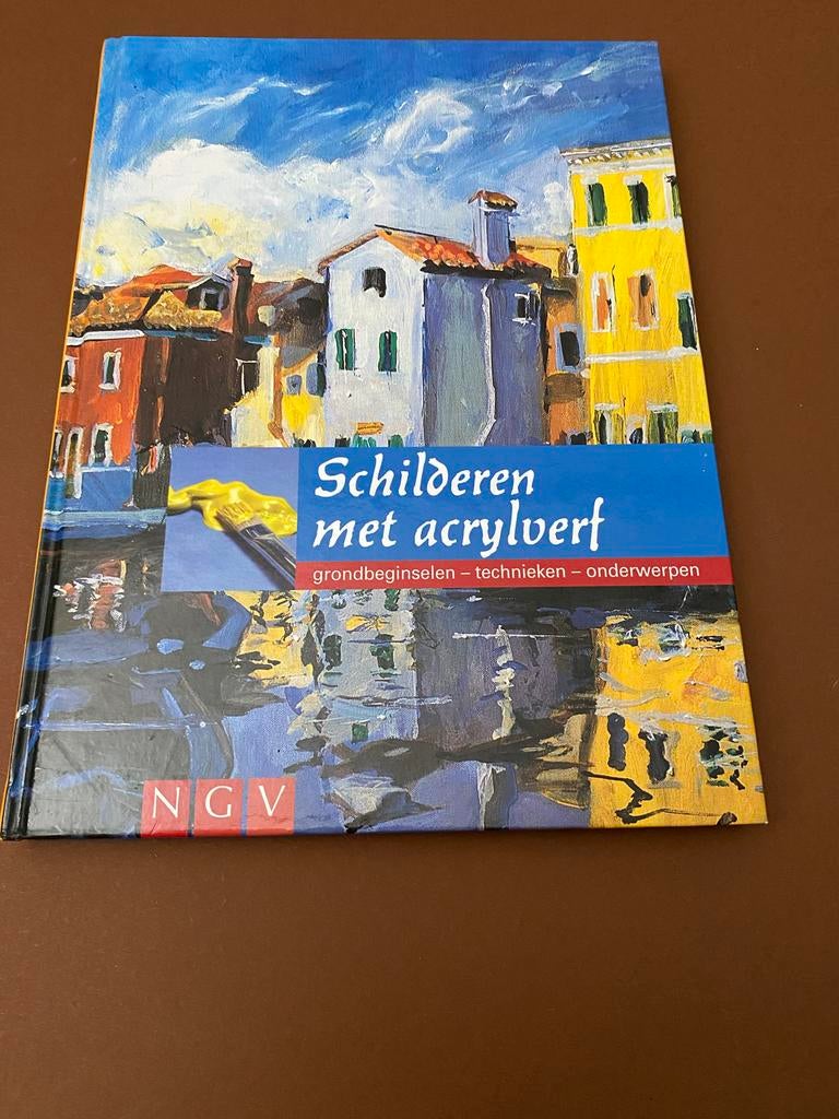 Schilderen met acrylverf - Leer de technieken!, Boeken, Ophalen of Verzenden, Zo goed als nieuw, Tekenen en Schilderen