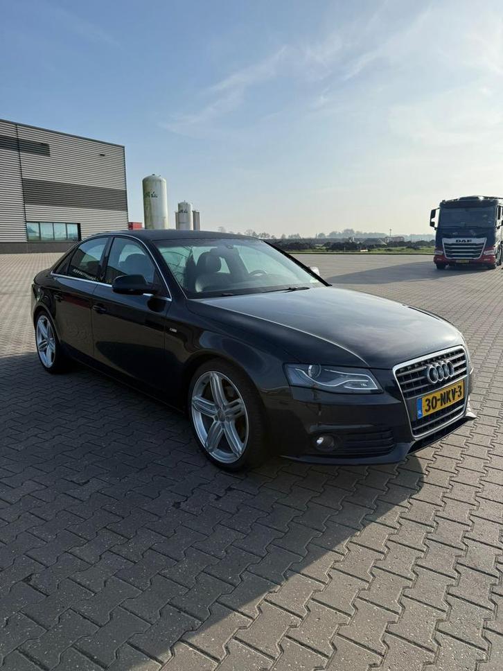 Audi A4 S-Line 1.8 Tfsi 120PK 2010 Zwart, Auto's, Audi, Particulier, ABS, Adaptieve lichten, Airbags, Airconditioning, Alarm, Bochtverlichting
