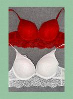 Twee push up bh’s (H&M), H&M, Ophalen of Verzenden, Rood, BH