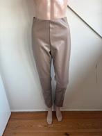 Geisha broek leren look maat M lichtbruin beige, Maat 38/40 (M), Geisha, Beige, Ophalen of Verzenden