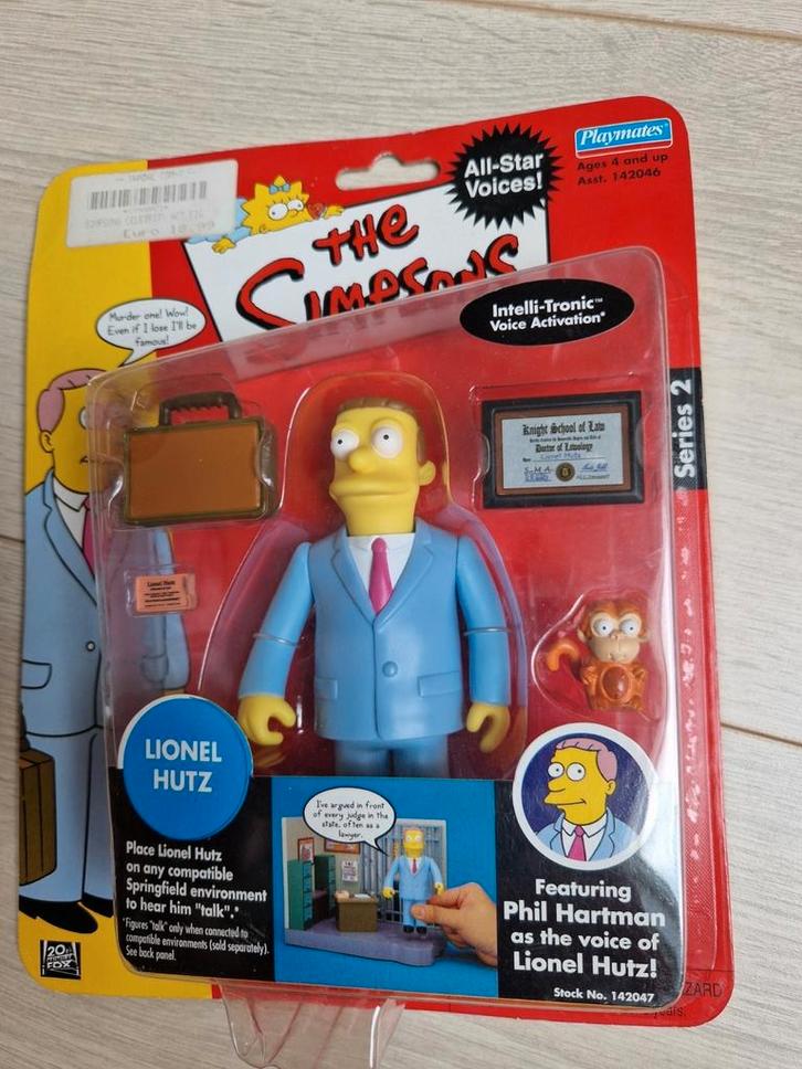2002 lionel hutz action figure phil hartman the simpsons pop, Verzamelen, Film en Tv, Zo goed als nieuw, Actiefiguur of Pop, Ophalen of Verzenden