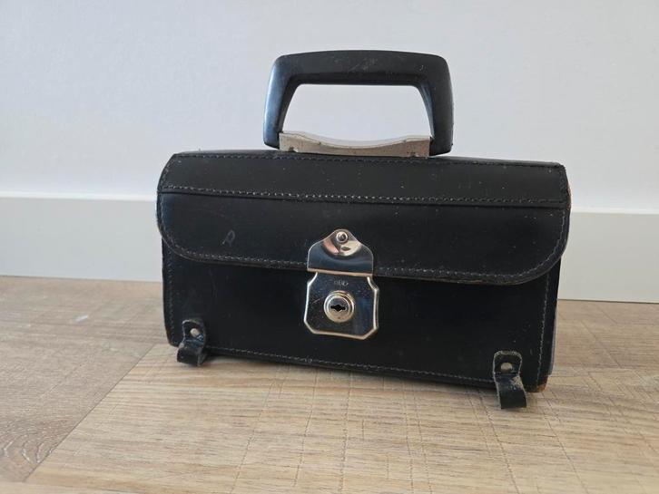 Prachtige antieke Engelse Cheney trein conducteurs tas €49, Antiek en Kunst, Antiek | Overige Antiek, Ophalen of Verzenden