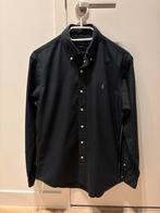 Donkerblauw Ralph Lauren overhemd - Custom Fit - Maat S, Kleding | Heren, Overhemden, Halswijdte 38 (S) of kleiner, Zwart, Ralph Lauren
