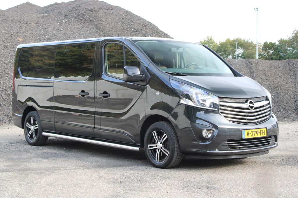 Opel Vivaro 1.6 CDTI L2H1 DC Sport EcoFlex Dubbel cabine/ le, Auto's, Bestelauto's, Voorwielaandrijving, Euro 6, 4 cilinders, Zwart