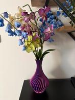 3D geprinte spiraal vaas PLA plus silk, Overige materialen, Blauw, Nieuw, Ophalen of Verzenden