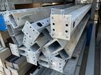 Kokerprofielen 100x60x4mm | Lengte: 4480 mm, incl. voetplaat, Ophalen of Verzenden, Gebruikt, IJzer
