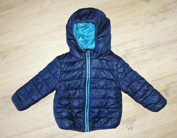 Stoer winterjasje / tussenjas - blauw - maat 74 beschikbaar voor biedingen