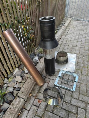 Kachelpijp compleet , gebruikt, snel op te hale beschikbaar voor biedingen