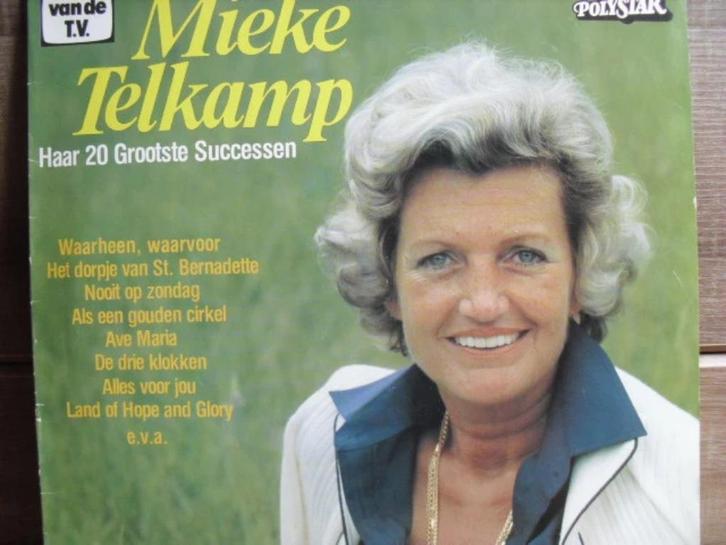 MIEKE TELKAMP "Haar 20 Grootste Successen" LP, Cd's en Dvd's, Vinyl | Nederlandstalig, Gebruikt, Levenslied of Smartlap, 12 inch