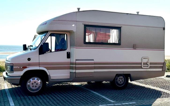 Fiat Ducato Dethleffs Globetrotter 2.5 TURBO -klein & fijn!, Caravans en Kamperen, Caravans, Particulier, tot en met 2, 1500 - 2000 kg