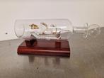 achtige maritieme boot floot in fles MAYFLOWER GLASS, Ophalen of Verzenden, Zo goed als nieuw, Zeilboot, Schaalmodel