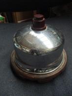 Boterstoof chroom dubbelwandig met schroefdop,, Antiek en Kunst, Curiosa en Brocante, Ophalen of Verzenden