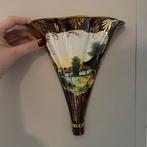 Keramische wand vaas Belgisch aardewerk - Victoriaanse stijl, Ophalen of Verzenden