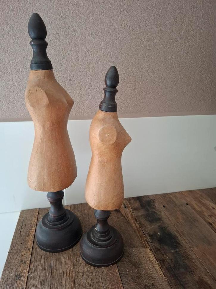 Vintage Paspoppen voor Decoratie - Set van 2, Antiek en Kunst, Antiek | Woonaccessoires, Ophalen