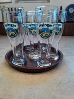 Set van 7 Ayinger Bierglazen, Verzamelen, Ophalen, Zo goed als nieuw
