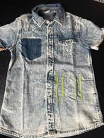 Guess x Miraculous Cat Noir denim shirt mt 116 / 122, Ophalen of Verzenden, Shirt of Longsleeve, Jongen, Guess
