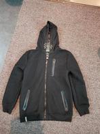 Jongensvest 158/164 Zwart met Camouflage Capuchon, Ophalen of Verzenden, Jongen, Jas