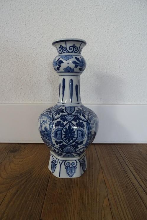 oude delftsblauwe knobbelvaas Mosa Maastricht, Antiek en Kunst, Antiek | Keramiek en Aardewerk, Ophalen of Verzenden