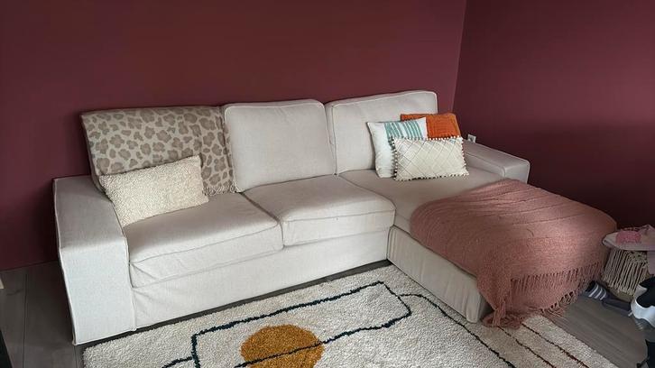 IKEA hoekbank Kivik beige, Huis en Inrichting, Banken | Bankstellen, Ophalen