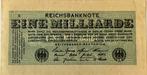 Duitsland een miljard mark 1923 topkwaliteit!, Postzegels en Munten, Bankbiljetten | Europa | Niet-Eurobiljetten, Ophalen of Verzenden