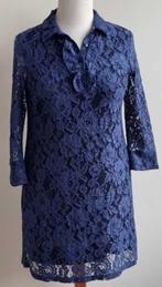 Avalanche blauwe kanten jurk mt. 40 (4), Kleding | Dames, Maat 38/40 (M), Ophalen of Verzenden, Zo goed als nieuw, Boven de knie