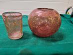 fidrio vazen green bubbles glas, Huis en Inrichting, Woonaccessoires | Vazen, Ophalen of Verzenden, 'T Olde Gre-j, Info@toldegrej.nl