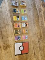 155 pokemon kaarten + verzamel album, Ophalen of Verzenden, Zo goed als nieuw, Meerdere kaarten