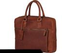 Burkely Antique Avery Laptop Bag — Cognac, Ophalen of Verzenden, 15 inch, Nieuw, Schoudertas