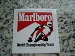 Marlboro world championship team sticker nieuw, Ophalen of Verzenden, Nieuw, Motoren