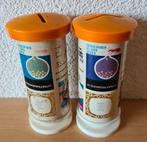 Vintage Rijks Post Spaarbank RPS  Schoolsparen spaarpot 2 x, Ophalen of Verzenden, Gebruikt