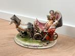 Gräfenthal open koets beeld paard met wagen vrouw en heer, Ophalen, Gebruikt, Mens