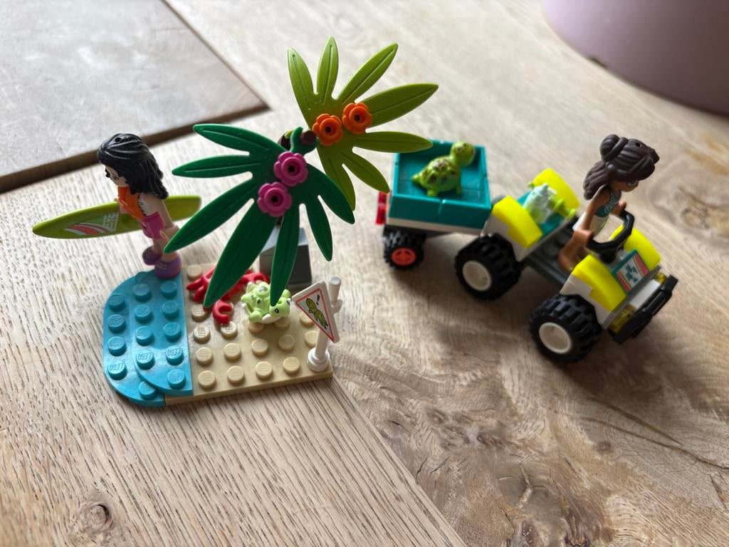 Schildpadden Reddingsvoertuig set Lego Friends compleet, Ophalen of Verzenden, Gebruikt, Complete set, Lego